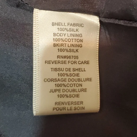 Rebecca Taylor 100% Silk Quilted Floral Dress 12 - Picture 11 of 11